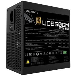 Gigabyte GP-UD850GM PG5 V2 Fuente de Alimentación 850W 80 Plus Gold ATX 3.1, PCIe 12VHPWR, 120mm Ventilador HYB, Modular