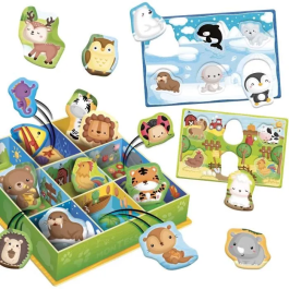 Color Baby Juego Montessori Cajas de Animales para Niños de 18 Meses a 4 Años
