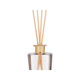 Mikado 500 ml con varilla ámbar y flor de violeta - Acorde, vidrio, 9x35.5x9 cm (6 Unidades)