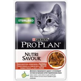 Purina Proplan Feline Sterilised Buey 26x85 gr - Alimento completo para gatos esterilizados Precio: 29.5000002. SKU: B1KEMSX22H