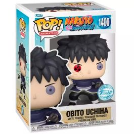 FUNKO Figura POP Naruto Shippuden Obito Uchiha Exclusive Vinilo 9cm