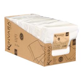 Set 50 Servilletas 33x33 cm Blanco - Kinvara (16 Unidades) Set 50 Servilletas 33x33 cm Blanco - Kinvara (16 Unidades)