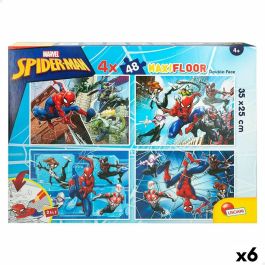 Puzzle Infantil Spider-Man Doble cara 4 en 1 48 Piezas 35 x 1,5 x 25 cm (6 Unidades) Precio: 53.49999996. SKU: B19X59EQ9S