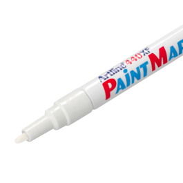 Artline EK-440 XF Rotulador Marcador Permanente Blanco Punta Redonda 1.2 mm para Metal, Caucho y Plástico