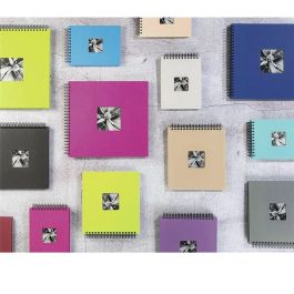 Hama 10610 Álbum de Fotos Espiral Fine Art kiwi 36x32cm con 50 Páginas Negras