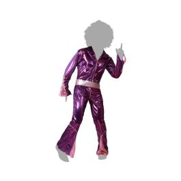 Disfraz Disco Hombre Adulto Fucsia Con Cinturón M-L Disfraz Disco Hombre Adulto Fucsia Con Cinturón M-L