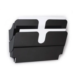 Durable Expositor Mural Magnético Flexiplus Negro, Portafolletos A4 Horizontal Doble para Paredes Metálicas, 3 kg Carga Precio: 46.78999941. SKU: B1BDMV9M3F