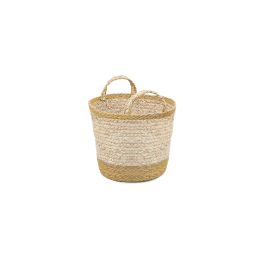 Inde Cesta Cónica Seagrass con Asas 25 cm