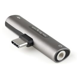 Adaptador USB C a Jack 3.5 mm Startech CDP235APDM Plata
