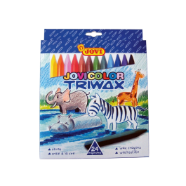 Jovi Ceras Triangulares Triwax 24 Unidades Colores Surtidos