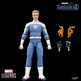 HASBRO Figura Los 4 Fantásticos Johnny Storm (Antorcha Humana) Articulada 15cm con Efecto de Fuego y Accesorios