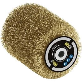 Cepillo de alambre de latón 0,3 mm Ø80 mm - L 100 mm para pelar / desengrasar Precio: 41.68999945. SKU: B15ZXWY8NR
