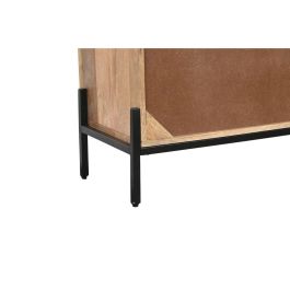 Armario Home ESPRIT Negro Dorado Natural Madera 85 x 38 x 134 cm