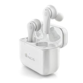 Auriculares Bluetooth NGS ARTICABLOOMWHITE Blanco Negro Auriculares Bluetooth NGS ARTICABLOOMWHITE Blanco Negro