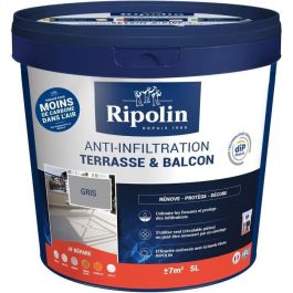 Ripolin RIP3174269070542 Antiinfiltración para terrazas y balcones gris 5 L Precio: 140.49999942. SKU: B199H8CX3H