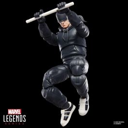 HASBRO Figura Daredevil Marvel Legends Series The Man Without Fear 15cm Articulada con 5 Accesorios y Bastón de Combate