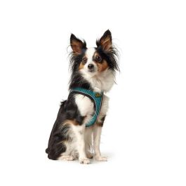 Hunter Arnés Hilo Comfort M Malla 3D Turquesa Cuello 55-60 cm Pecho 58-65 cm