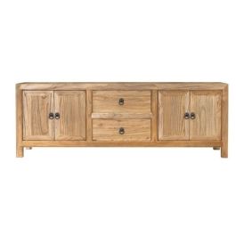 DKD Home Decor Mueble TV Balines Madera Olmo Reciclada Natural 160x40x55.5 cm con 2 Cajones y 4 Puertas DKD Home Decor Mueble TV Balines Madera Olmo Reciclada Natural 160x40x55.5 cm con 2 Cajones y 4 Puertas Precio: 751.4999998. SKU: B1KLRQSRZE