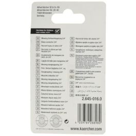 Kärcher Racor de latón Ø19 mm para mangueras de 13 y 15 mm - Conexión de calidad superior con anillo de goma