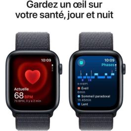 Apple Watch SE GPS + Cellular - 44 mm - Caja de aluminio medianoche - Correa deportiva en color tinta