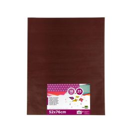 Papel Seda Liderpapel Marron 52x76 cm 18 gr Paquete De 25 Hojas