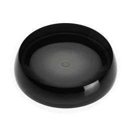 Jabonera Redonda Transp.Negra Versa 2CM Precio: 1.49999949. SKU: S3401616