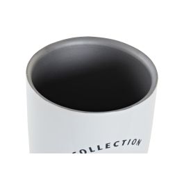 DKD Home Decor Enfriador Botellas de Vino Inox, Blanco Plateado. Colección Premium Wines. Medidas 12x12x18 cm