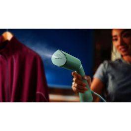 Philips STH5010/70 Vaporizador de Mano para Ropa 1300W, Cocción al Vapor Vertical y Flujo Continuo, Color Verde