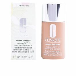 Clinique Even Better Base de Maquillaje Fluida Anti Manchas SPF 15 Tono 03 Ivory Cobertura Media Acabado Luminoso Pieles Mixtas