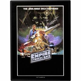 Fandrop Figura Luke vs Darth Vader - Vitrina con escena de culto + mini póster - 18 cm