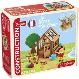 El Invernadero Del Jardinero 40 Piezas - JEUJURA - Juego de Construcción en Madera Natural, Tapete y Accesorios Incluidos, 22x18,5x8,5 cm El Invernadero Del Jardinero 40 Piezas - JEUJURA - Juego de Construcción en Madera Natural, Tapete y Accesorios Incluidos, 22x18,5x8,5 cm