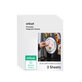 Cricut Láminas Magnéticas Imprimibles A4 (3 uds.) Blancas | 2012792 Precio: 17.5899999. SKU: B13JD3HFPB