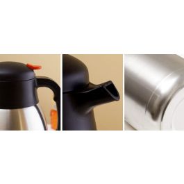 Thermosport Jarra Termo Inox 2 Litros con Pulsador Ø14.5x14x27 cm (6 Unidades)