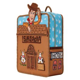 Loungefly Mochila Woody 30th Anniversary Toy Story Disney Pixar 28cm que Brilla en la Oscuridad y Reproduce Sonido
