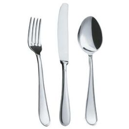 MEPRA Cuchillos de Postre NORMA, 2 Piezas, Acero Inoxidable 18/10, 2.5 mm de Grosor, Para Cubiertos (Set de 12) Precio: 24.58999994. SKU: B172VRAGDN