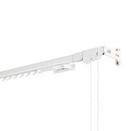 Riel reforzado extensible 160-300cm blanco cintacor - storplanet