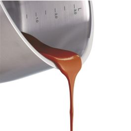 Fissler Original Profi Sarten 28cm - Apto para Inducción, Horno hasta 230°C, Borde de Vertido, Escala de Medición - 08447828100/0