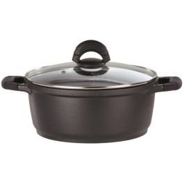 Cacerola de aluminio fundido - GSW - SILCOGUSS - 28 cm - Inducción - Negra