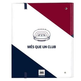 Carpeta de anillas F.C. Barcelona Corporativa A4 Azul Granate (27 x 32 x 3.5 cm) (35 mm)