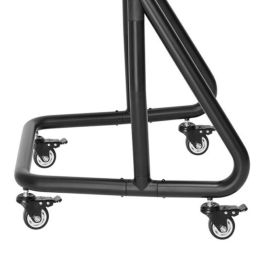 Equip Soporte para TV con Ruedas, Ajuste de Altura, Compatible VESA 1000x600, Hasta 100Kg, Estante para DVD/AV, Gestión de Cables