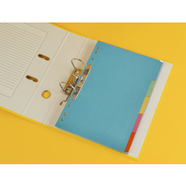 Q-connect Separador Cartulina Juego de 5 Separadores Din A4 Multitaladro