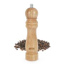 Molinillo de pimienta de madera 20 cm Quttin (20 Unidades) Molinillo de pimienta de madera 20 cm Quttin (20 Unidades)