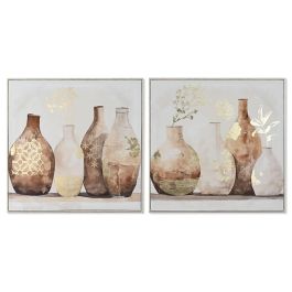 Cuadro Scandi DKD Home Decor Beige Dorado 3.5 x 82.5 x 82.5 cm (2 Unidades) Precio: 155.59000017. SKU: B1AX4S2PNP