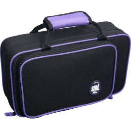 SML Clarinete Sib CL400 Boehm ABS Mecánica Alpaca Plateada 17 Llaves Con Estuche