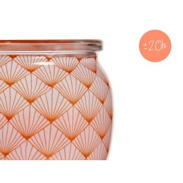 Vela Perfumada Melon en Tarro Cristal Acorde 7.5x6.3x7.5 cm (12 Unidades)