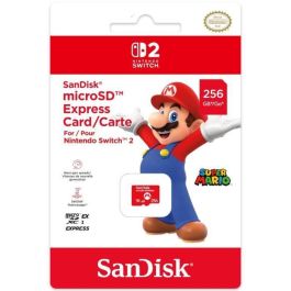 SanDisk Tarjeta de memoria Micro SD Express 256 GB para Nintendo Switch 2 NINSW2SDSAN Precio: 78.49999993. SKU: B1KCGR4PA3