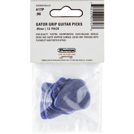 Dunlop Pack 12 Púas Gator Grip 0,96Mm