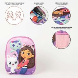 Mochila infantil 3D gabby´s dollhouse 25.0 x 31.0 x 10.0 cm