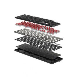 Newskill Serike V2 Teclado Mecánico Gaming RGB Negro - Formato Completo 104 Teclas QWERTY Español (ISO), Cable USB, Reposamuñecas