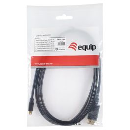 DISPLAYPORT Cable Mini DisplayPort a DisplayPort, 2 m, Resolución 4K 3840x2160, Compatible con HDR, DP a Mini DP Macho-Macho, Referencia EQ133442